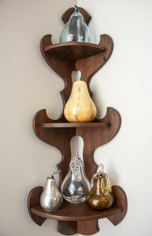 Pears are a collecting passion of Marla and Tom Norton.